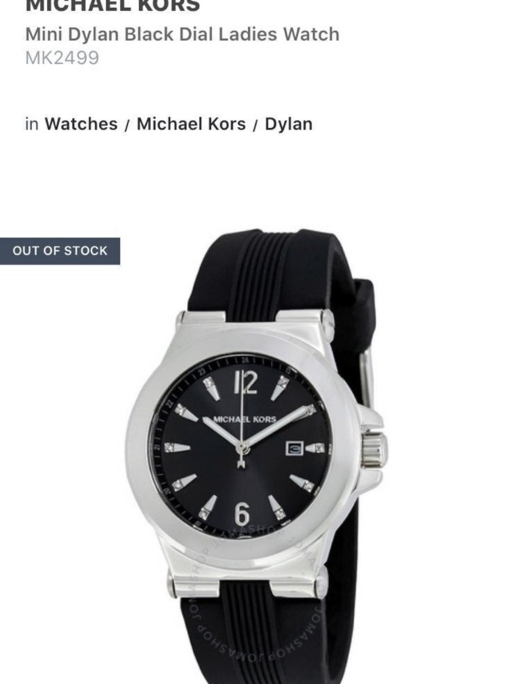 Michael Kors mini Dylan Watch